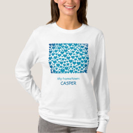 Staten Wyoming Silhouette Hearts & Hometown T Shirt