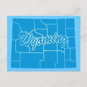 Staten Wyoming Vykort