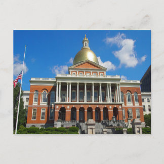 Statens hus Boston Vykort
