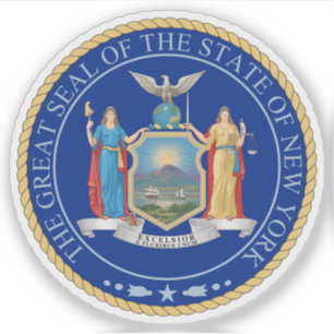 Statens New Yorkförsegling Klistermärken