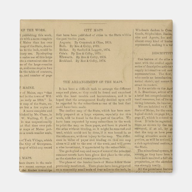 Statens prefektatlas magnet (Framsidan)