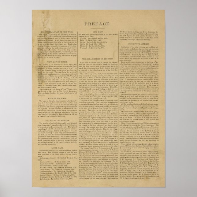 Statens prefektatlas poster (Framsidan)