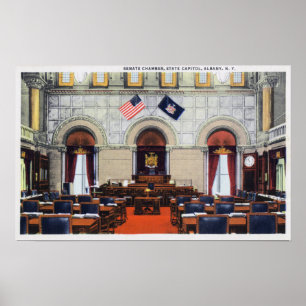 Statens senatskammare i insida poster