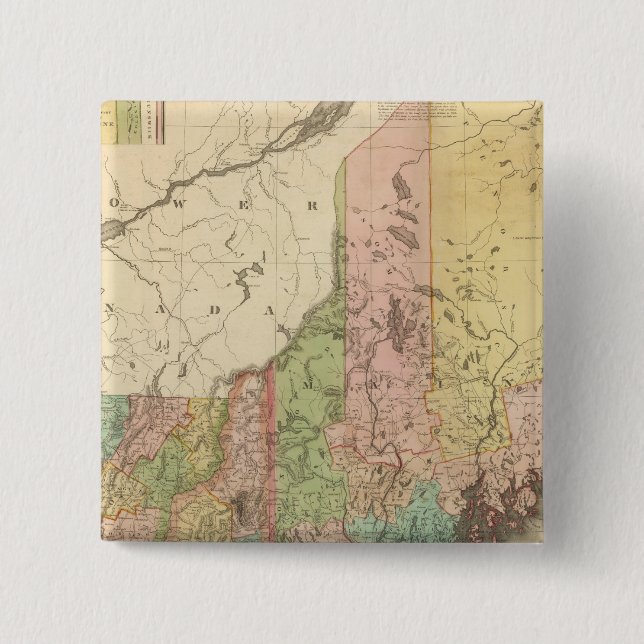 Stater av Maine, New Hampshire, Vermont Knapp (Framsida)