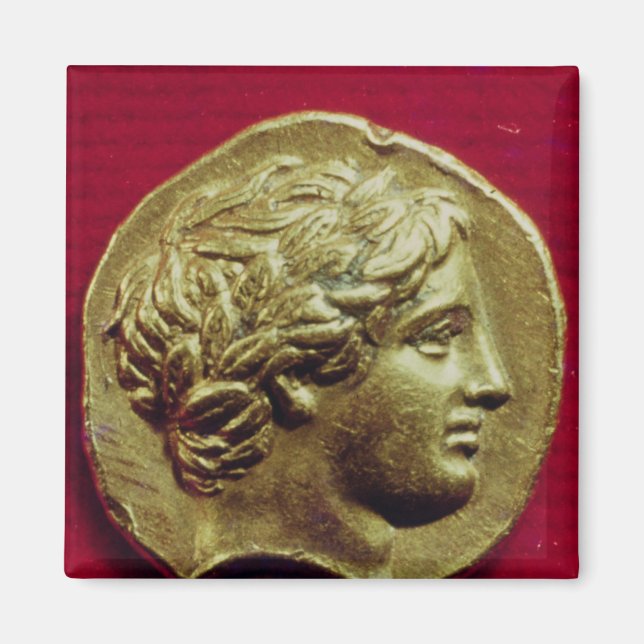 Stater från Philip II Kung i Makedonien Magnet (Framsidan)