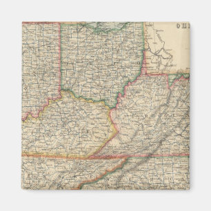 Stater i Delaware och Maryland Magnet