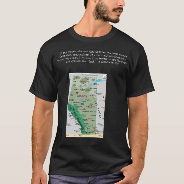 Stater, provinser och territorier - Alberta T Shirt (Framsida)