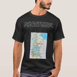 Stater, provinser och territorier - Manitoba T Shirt
