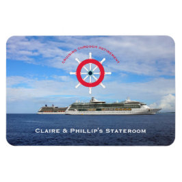 Stateroom Door Marker Anpassningsbar Pension Cruis Magnet