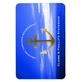 Stateroom-dörrmarkör Anchor Anpassningsbar Pension Magnet