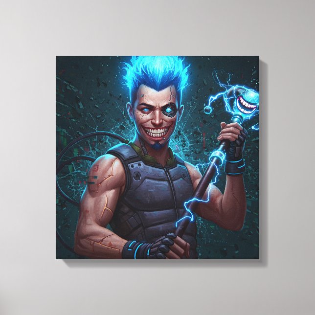 Static Jester Canvastryck (Framsida)