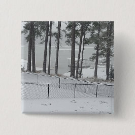 'Static Snow' metallknapp Knapp