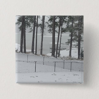 'Static Snow' metallknapp Knapp