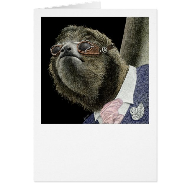 Static Steampunk - Sloth OBS Kort (Framsidan)