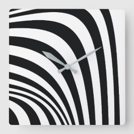 Static Stil Fyrkantig Klocka