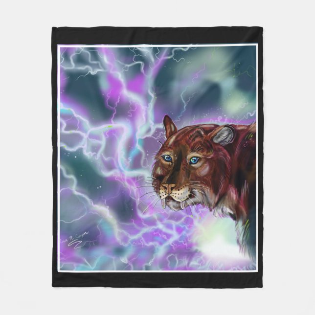 Static Storm Lighting Saber Fleecefilt (Framsidan)