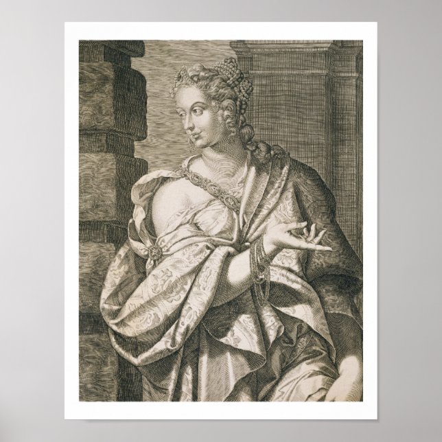 Statilia Messalina third wife of Nero (engraving) Poster (Framsidan)