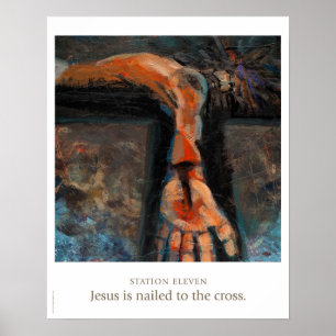 Station Elva: Jesus är knuten till kor. Poster