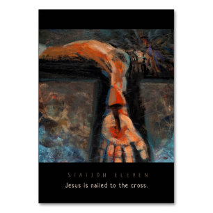 Station Elva, Jesus är spikad, Prayer Card Bordsnummer