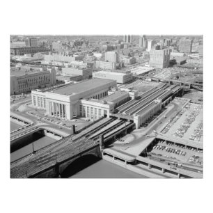 Station för gata för Pennsylvania järnväg 30th Fototryck