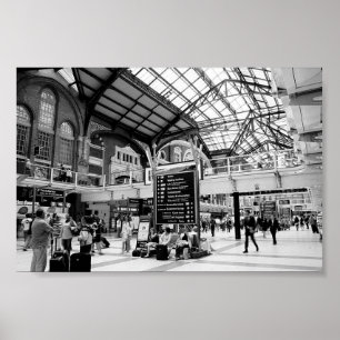 Station för Liverpool gatatåg Poster