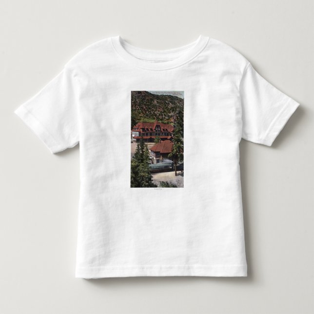 Station & hotell för väg för järnvårkugge tee shirt (Framsida)