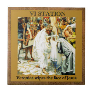 Station i Kor #6 av 15 Veronica Kakelplatta