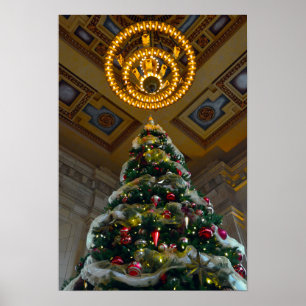 Station Julgran Poster