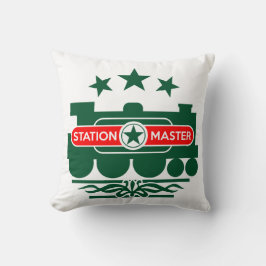 Station Master's Tåg Cushion Kudde