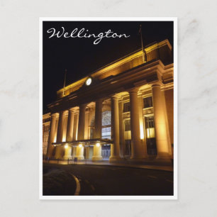 station night wellington vykort