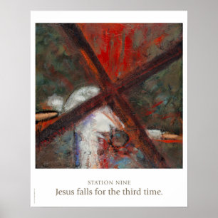 Station Nine: Jesus faller för tredje gången. Poster