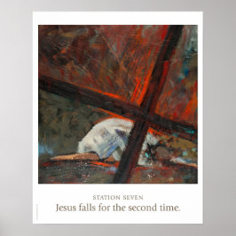 Station Seven: Jesus faller för andra gången. Poster