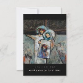 Station Six, Veronica wipes ansikte, Prayer Card