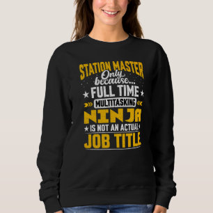 Station-styrenhet för huvudjobb i station t shirt