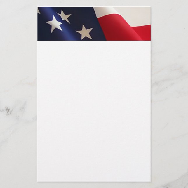 Stationär amerikanska flaggan (Framsida)