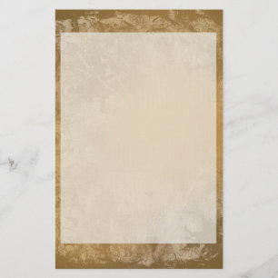 Stationär Blommigt för brun runge