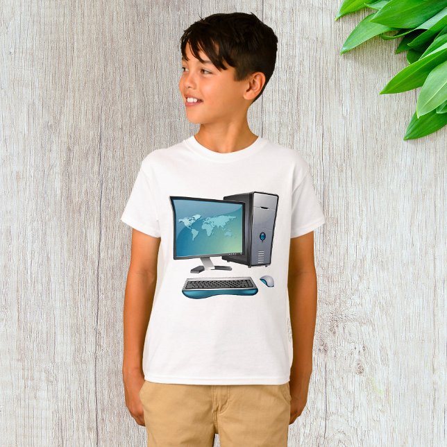 Stationär dator med bildskärm, Tangentbord och mus T Shirt (Skapare uppladdad)