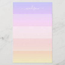 Stationär elegant av regnbåge stripe namn