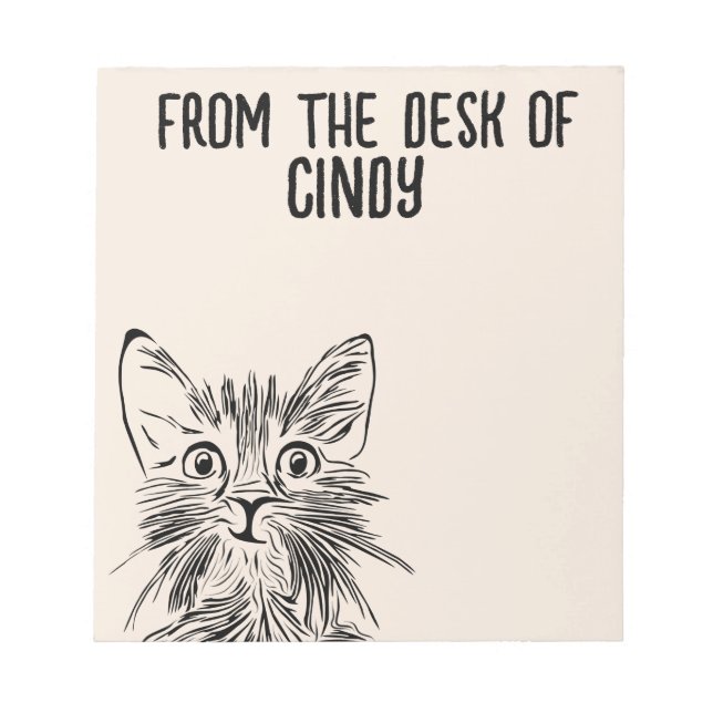 STATIONÄR FÖR KATTKONSTSKRIVNING AV PAD PERSONLIG ANTECKNINGSBLOCK (Framsida)