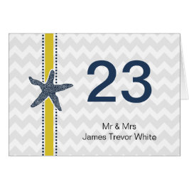 Stationär Gult och marulk Beach-bröllopsskikt OBS Kort