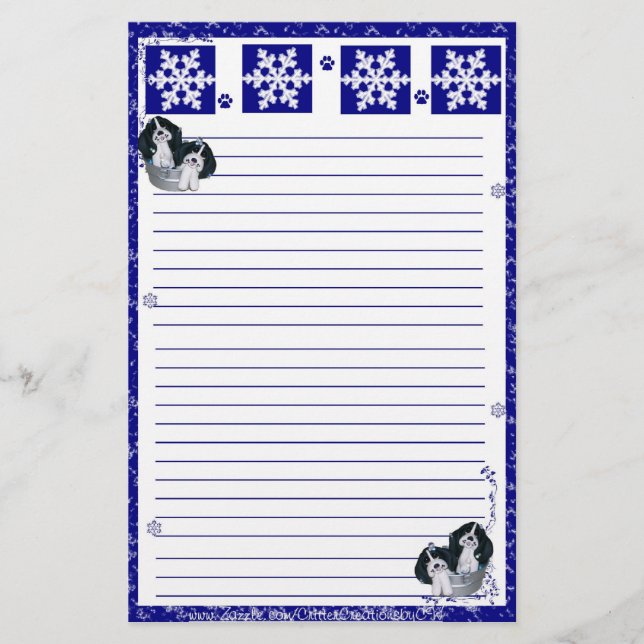 Stationär jul för flinga för Bassethundsnö (Framsida)