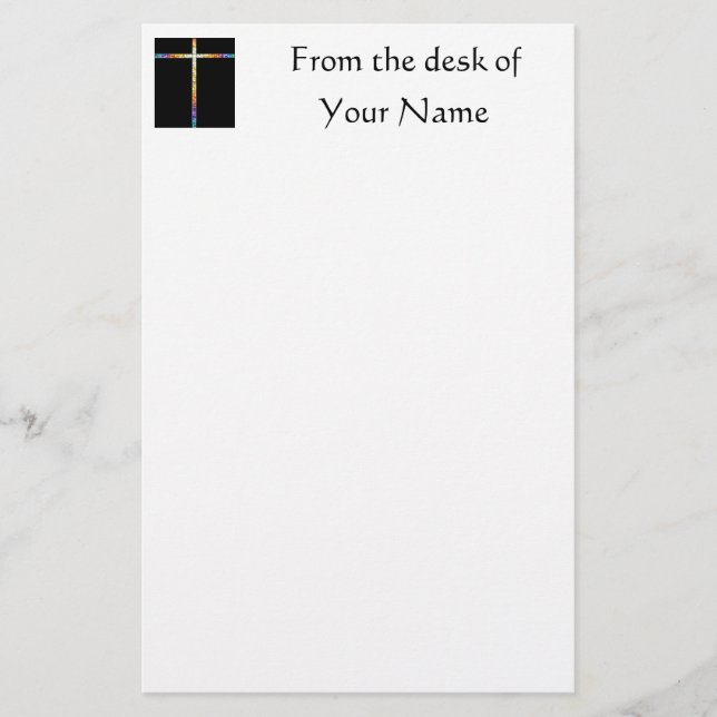 Stationär målat glasskor - (Framsida)