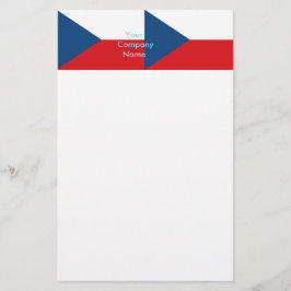 Stationär med Flagga av Czechia