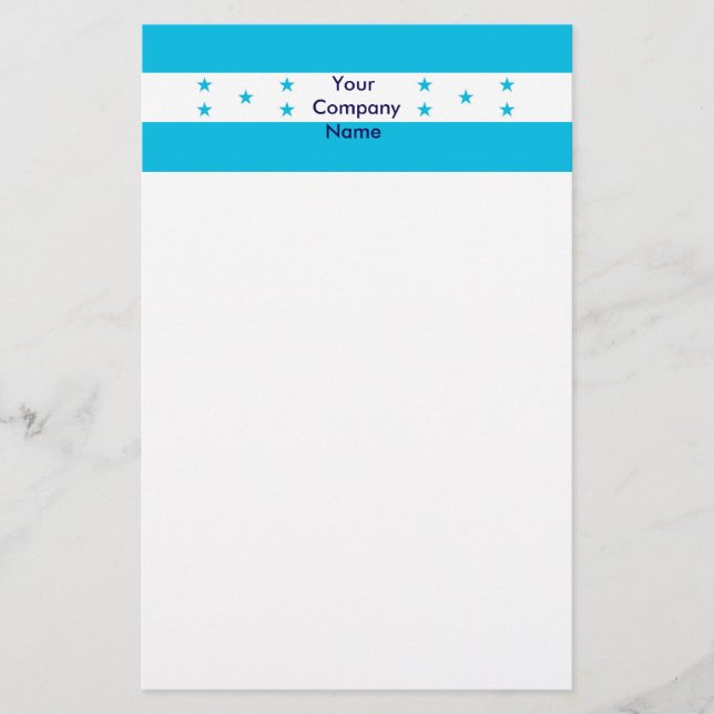 Stationär med Flagga Honduras (Framsida)