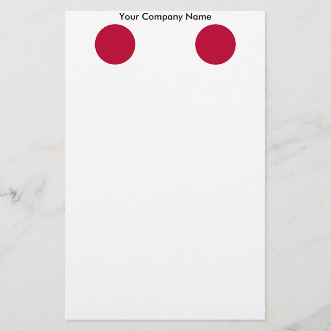 Stationär med Flagga i Japan (Framsida)