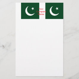 Stationär med Flagga i Pakistan