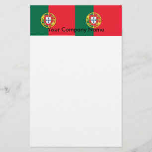 Stationär med Flagga i Portugal