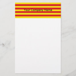 Stationär med Flagga Katalonien
