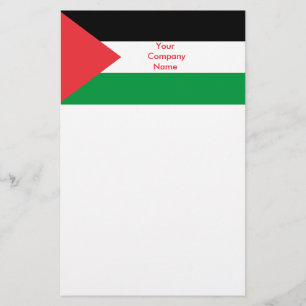 Stationär med Palestinas Flagga