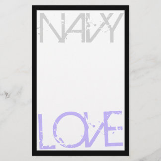 Stationär Navy Kärlek
